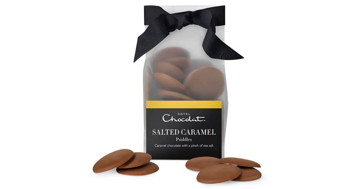 Hotel Chocolat Salted Caramel Chocolate Puddles | choc-o-holic