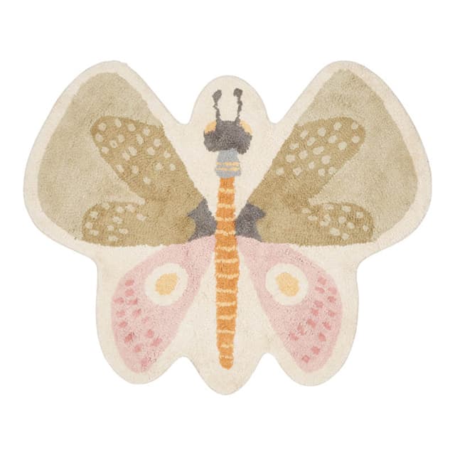Rug Butterfly - 94x110 cm, Little dutch - ciokis.lt
