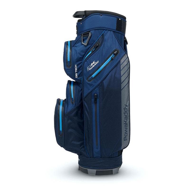 PowaKaddy Dri Tech Cart Bag 2024 - Navy/Gun Metal | Click Golf