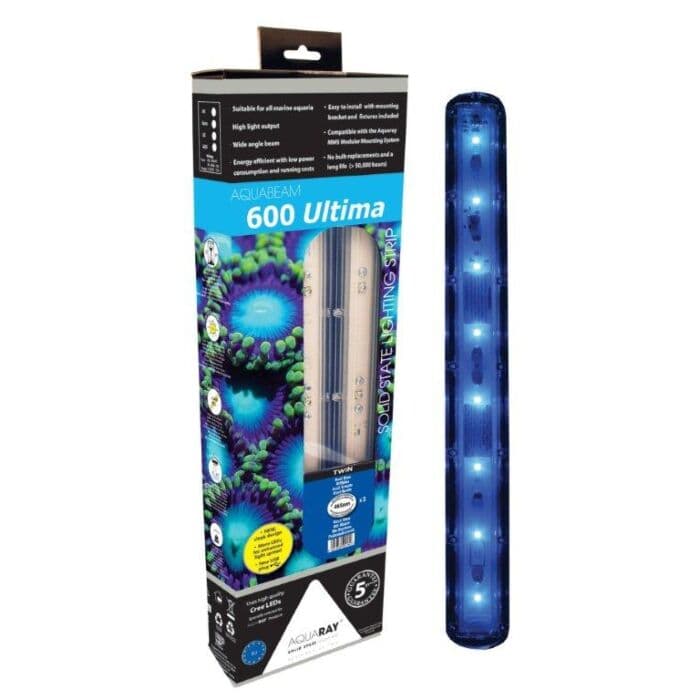 TMC AquaRay AquaBeam 600 Ultima Reef Blue Twin LED Light
