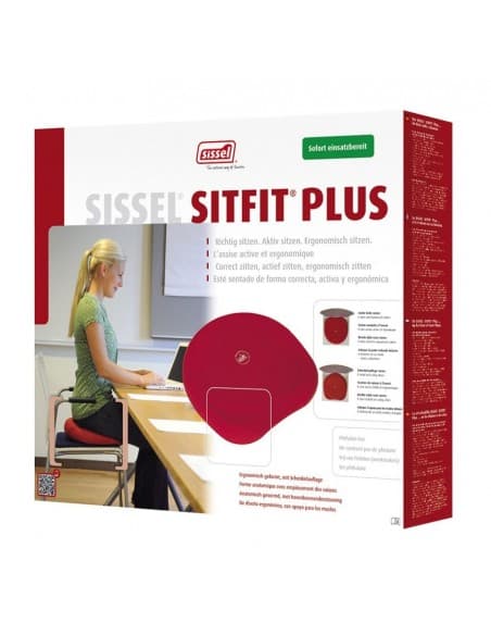 Coussin SITFIT® plus dimensions 37 x 37 x 7,5 cm noir "SISSEL ...