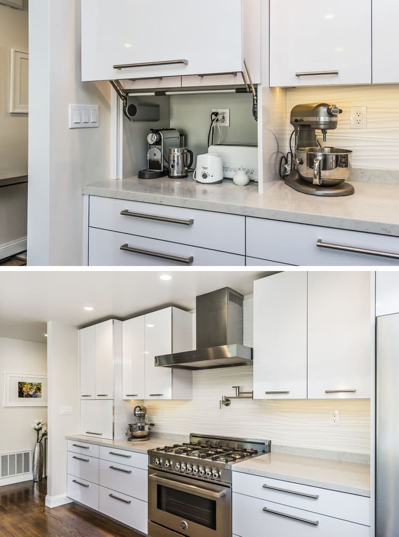 Kitchen Appliance Cabinet Roller Door – Things In The Kitchen