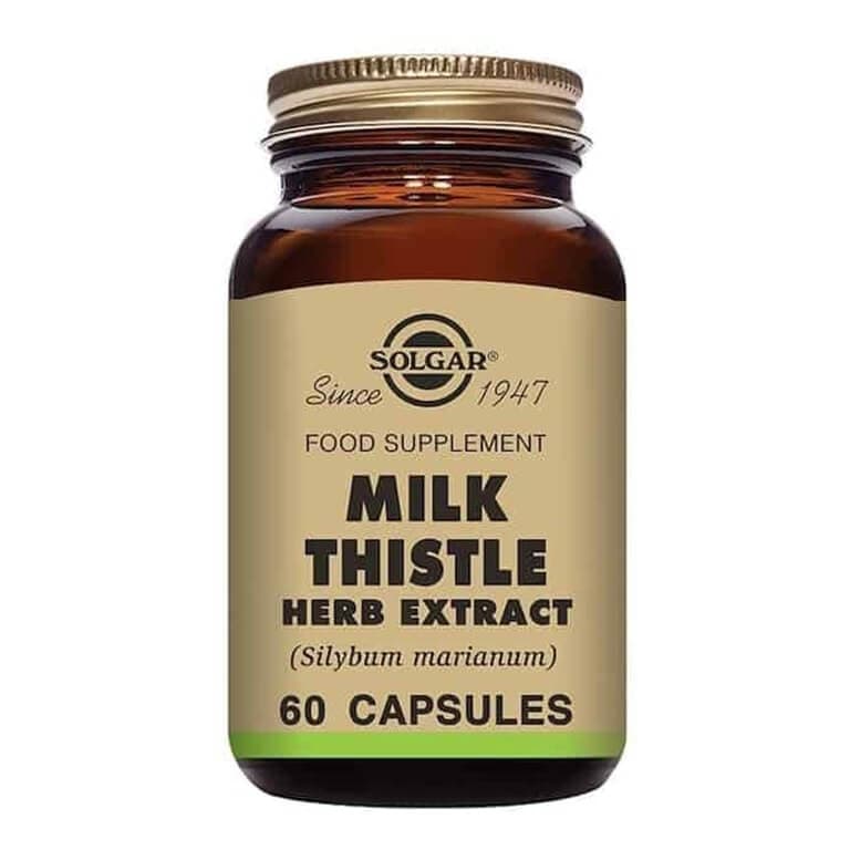 Solgar Milk Thistle Herb Extract Vegicaps - 60 Size - Herbal Products
