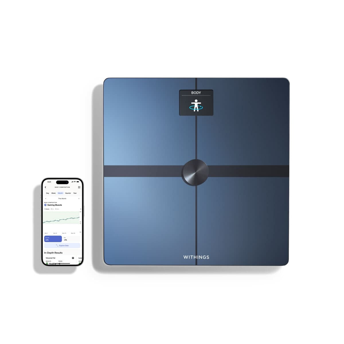 Withings Body Smart Advanced Body Composition Wi-Fi Scale...