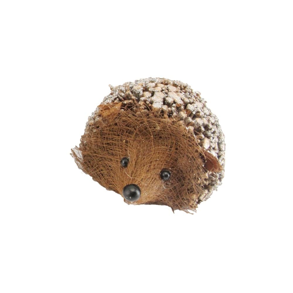 Gisela Graham Glitter Hedgehog Christmas Decoration Small