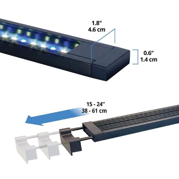 Fluval Aquasky LED With Bluetooth – 12 Watt – 15 – 24 Inch ...