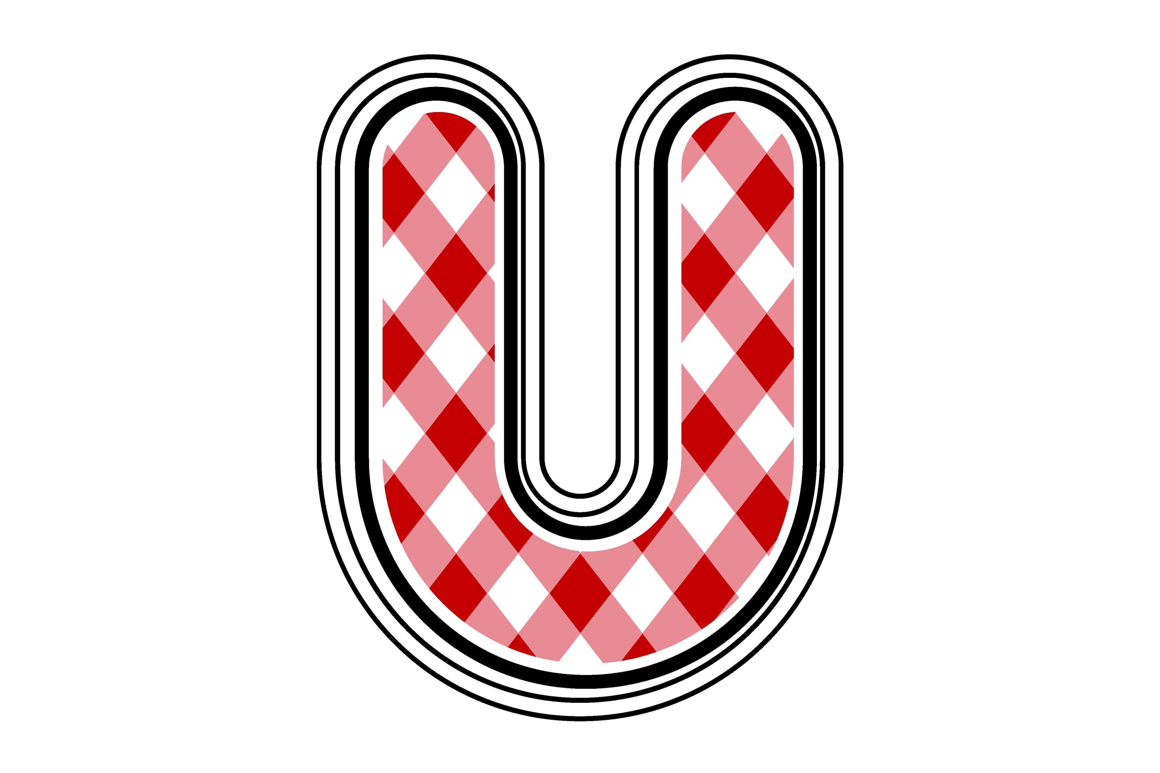 U Christmas Alphabet Png Graphic by RB Creative Point · Creative Fabrica