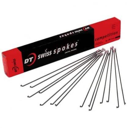 DT Swiss Competition Spokes 14G J-Bend Black 248mm - 276mm - Custom Cut ...