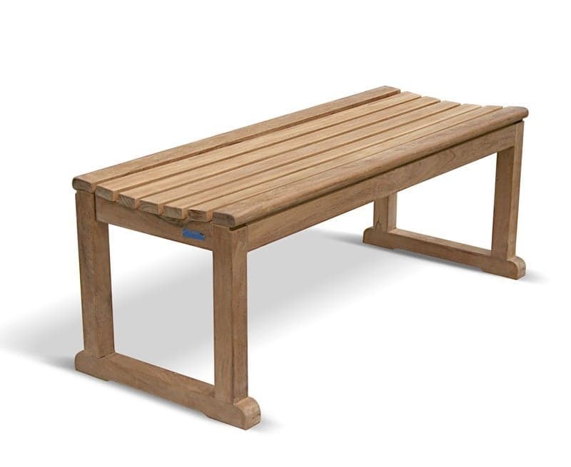 Backless Garden Benches | Teak Backless Benches | Outdoor Sports Bench