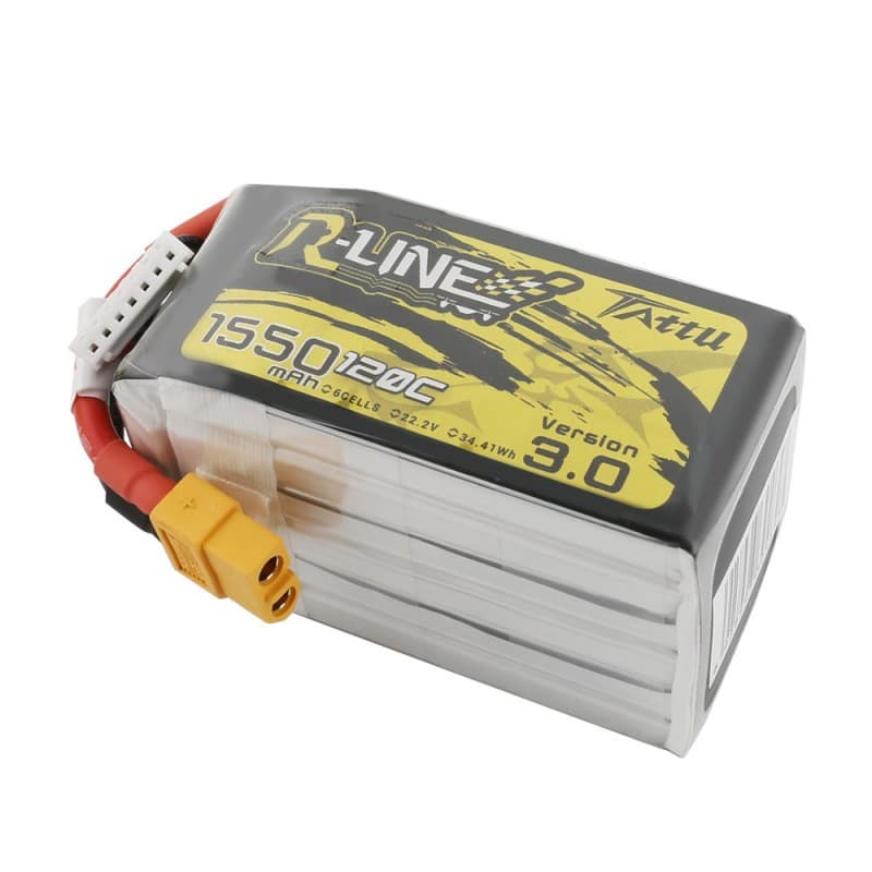 BATTERIE LIPO TATTU R-LINE 6S 1550MAH 120C …