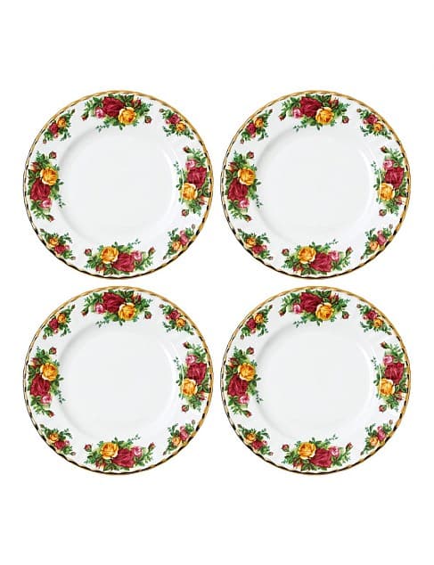 Royal Albert Old Country Roses Plate 20cm Set Of 4 | David Jones