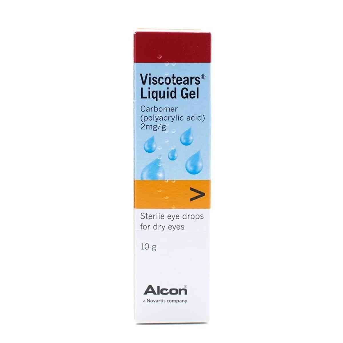 Buy Viscotears Liquid Gel For Dry Eyes, 10g - Dock Pharmacy