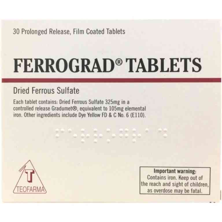 Ferrograd Tablets 325mg