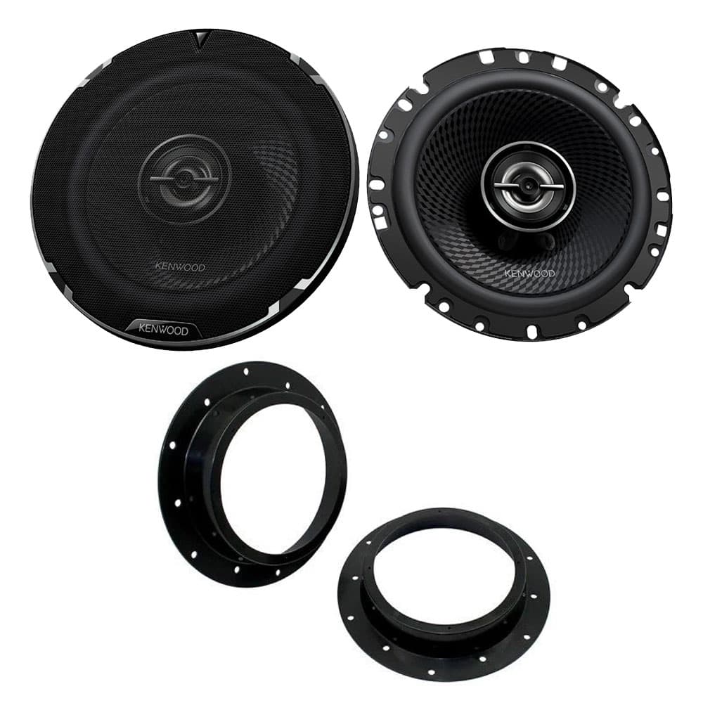 Kenwood 6.5" 2-Way Coaxial Car Front Door Speaker Upgrade ...