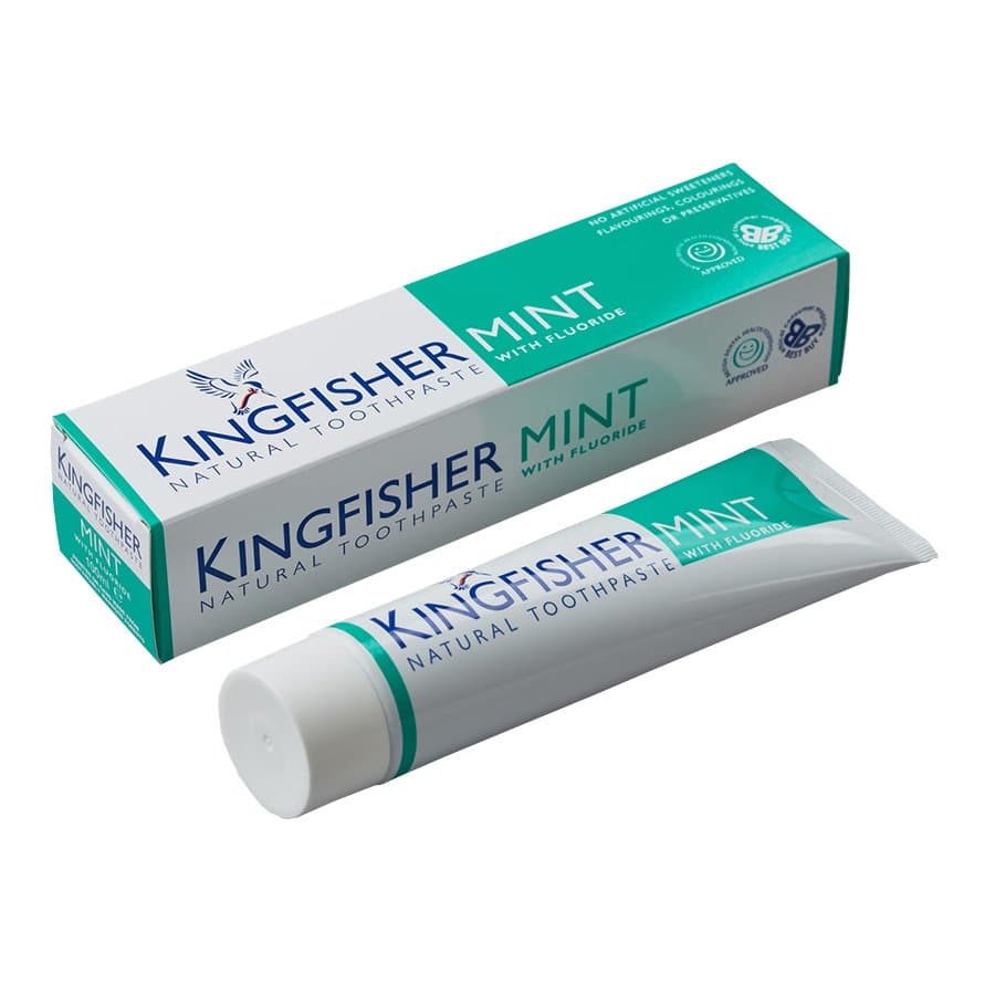 Kingfisher Natural Mint Toothpaste with Flouride - Earthmother.ie