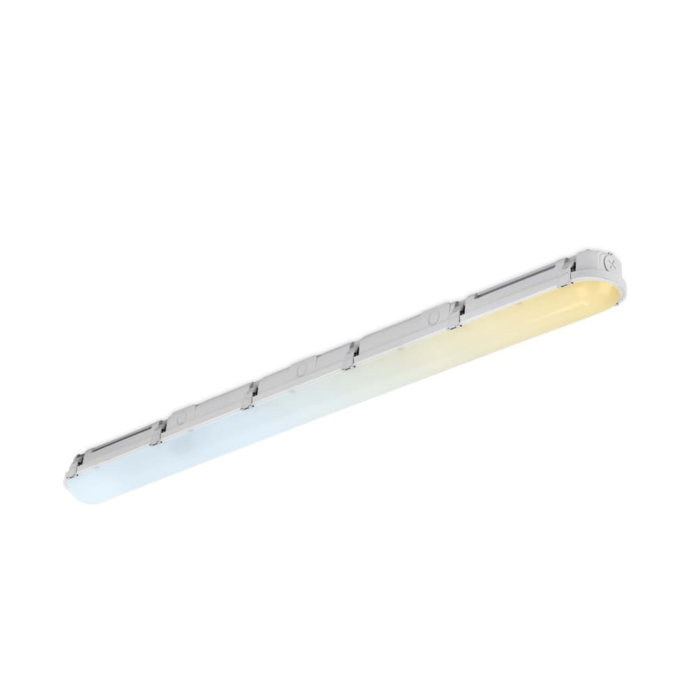 Aurora LinearPacCWS Batten Light 600mm Colour Switchable IK10 IP65