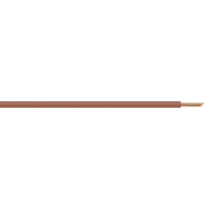 6491X 16mm PVC Single Core Brown Cable 1M
