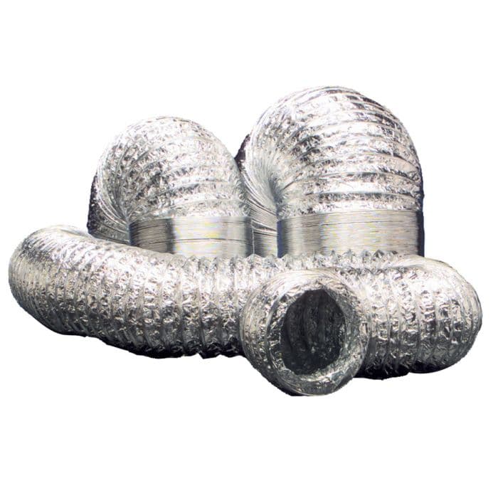 Manrose Aluminium Flexible Ducting 10M 1050