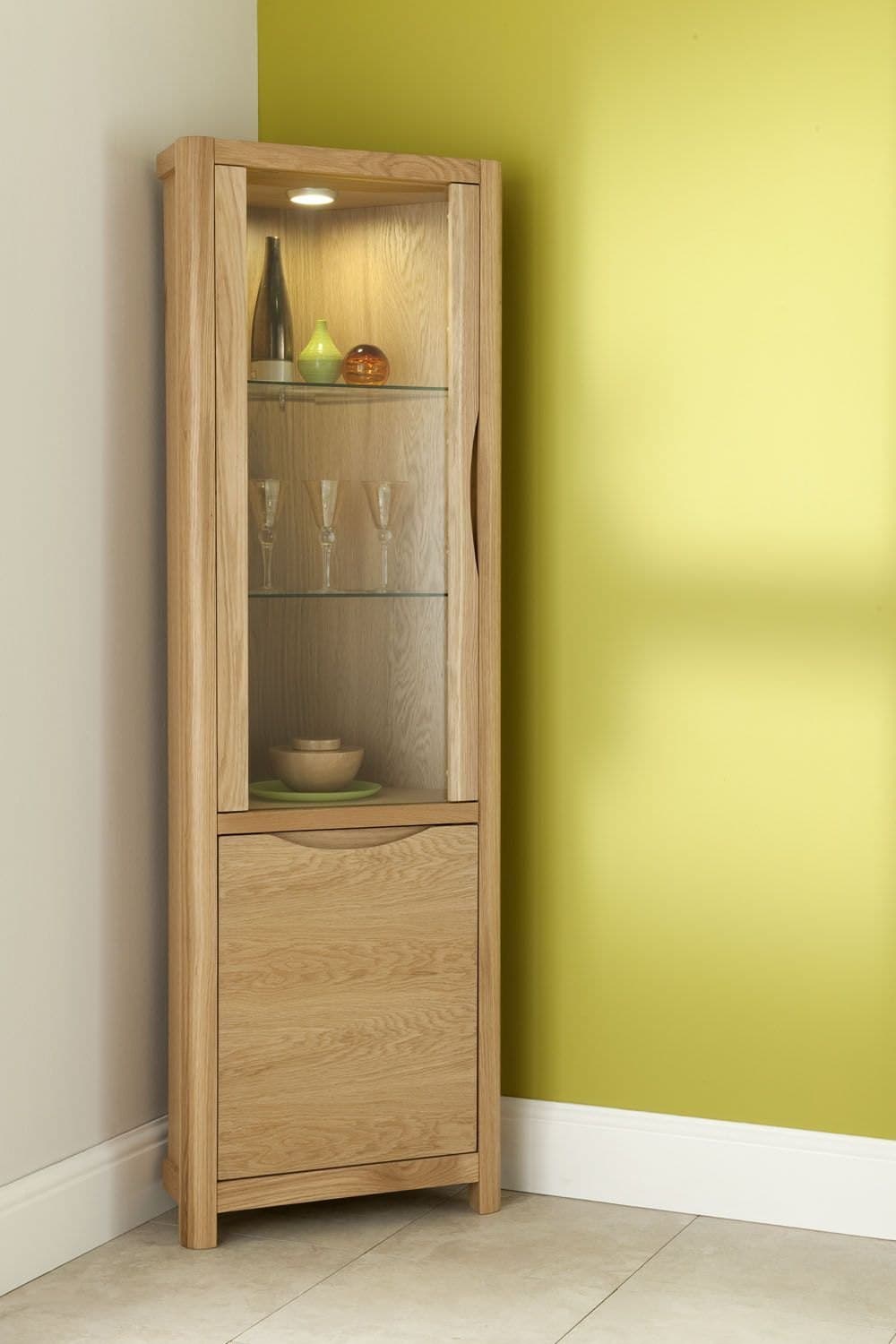 Stockholm Corner Display Cabinet - Elphicks