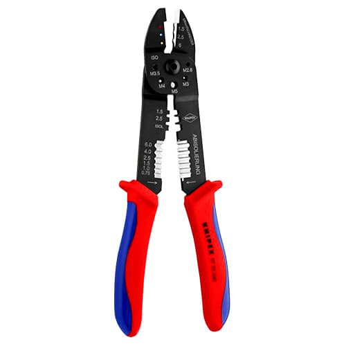 Knipex 9 1/2" Crimping Pliers with Multi-Component Grip (97 22 240 ...