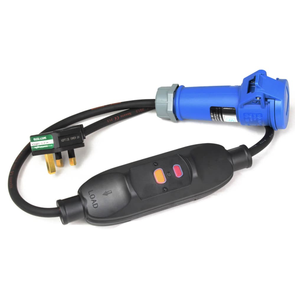13A to 16A adaptor with in line RCD