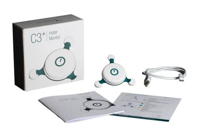 Cortrium C3+ - 3-Channel Holter ECG - Eumaco