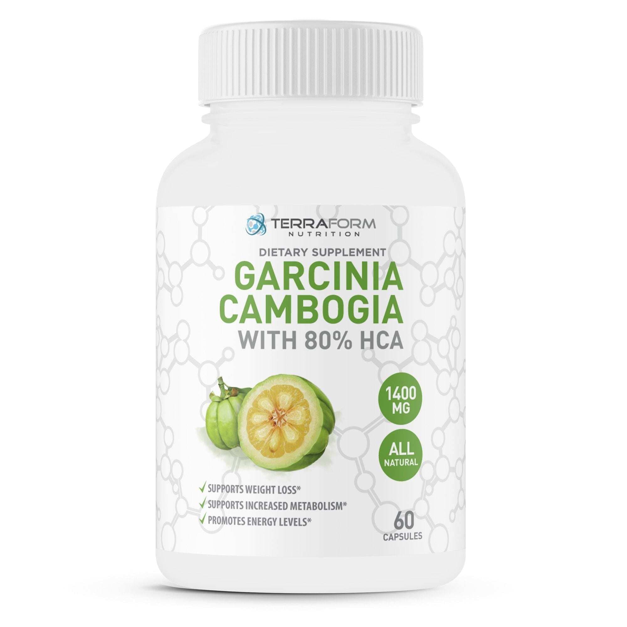 100% Pure Garcinia Cambogia Extract – 80% Natural HCA 1400mg – 60 ...
