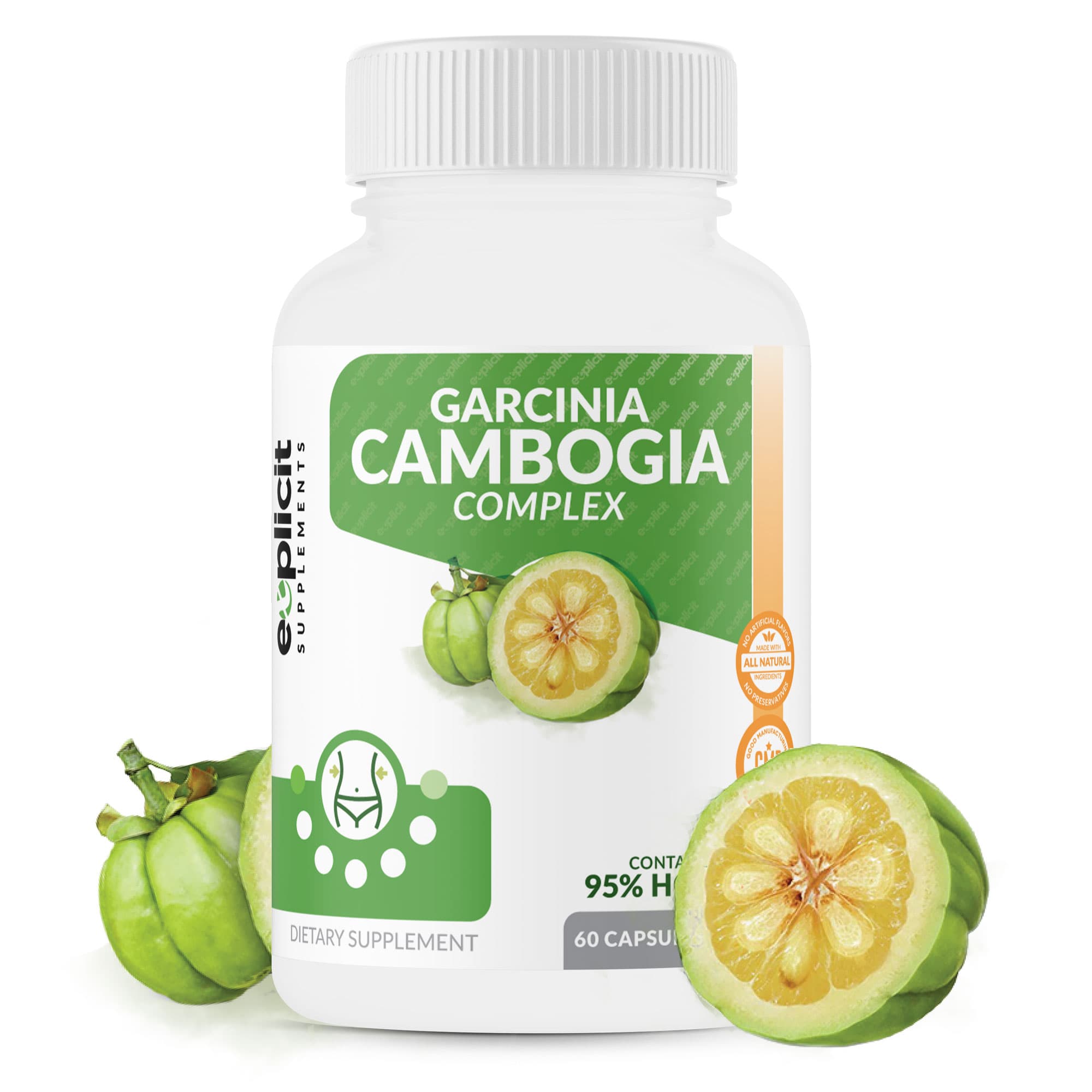 Garcinia Cambogia 95% HCA – Max Strength 1400mg – 1 Month ...