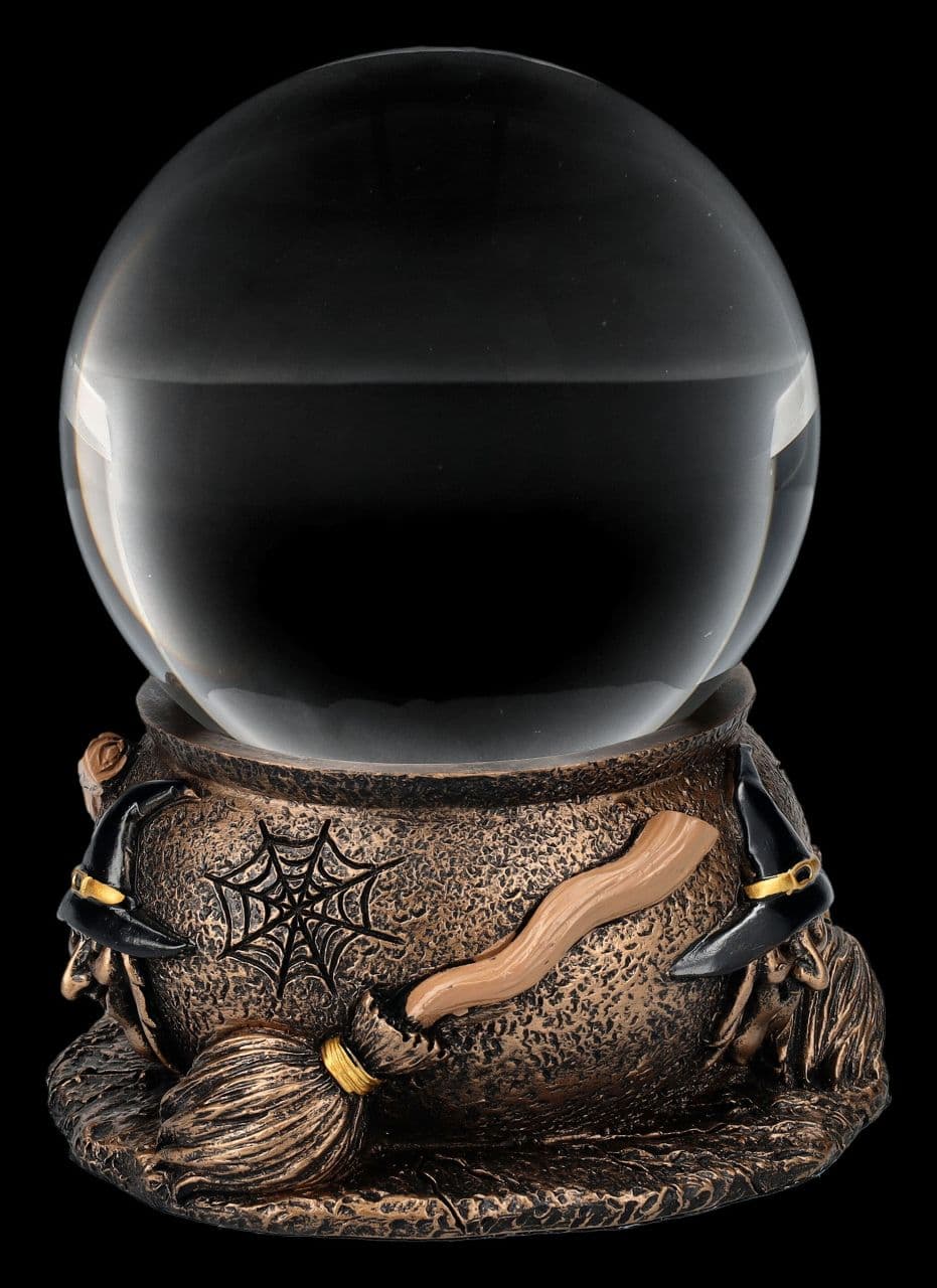 Crystal Ball with Base - Witch