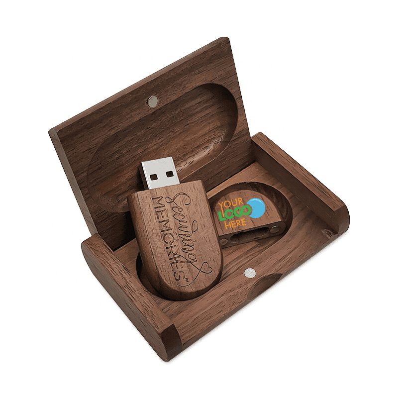 Wooden USB Flash Drive – Custom Logo Engraved USB 2.0 / 3.0 - Fortune ...