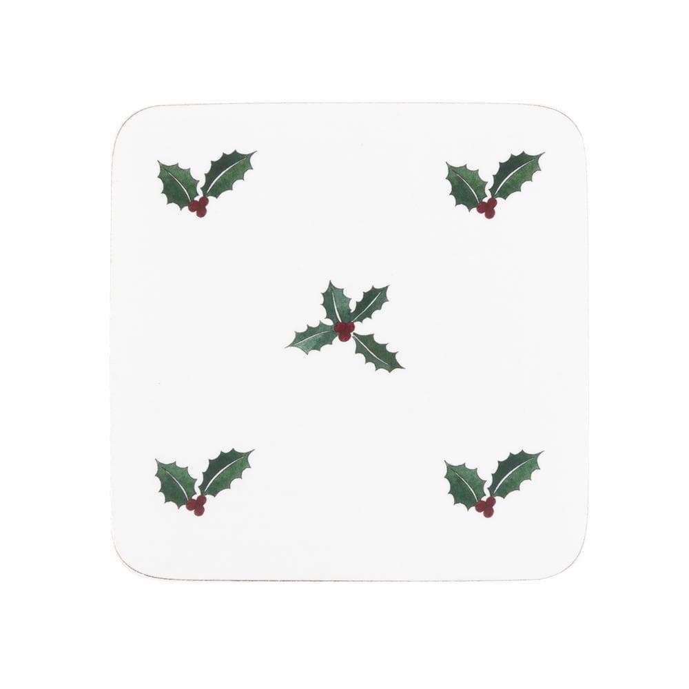 SOPHIE ALLPORT Untersetzer "Christmas Holly & Berry" 4er Set