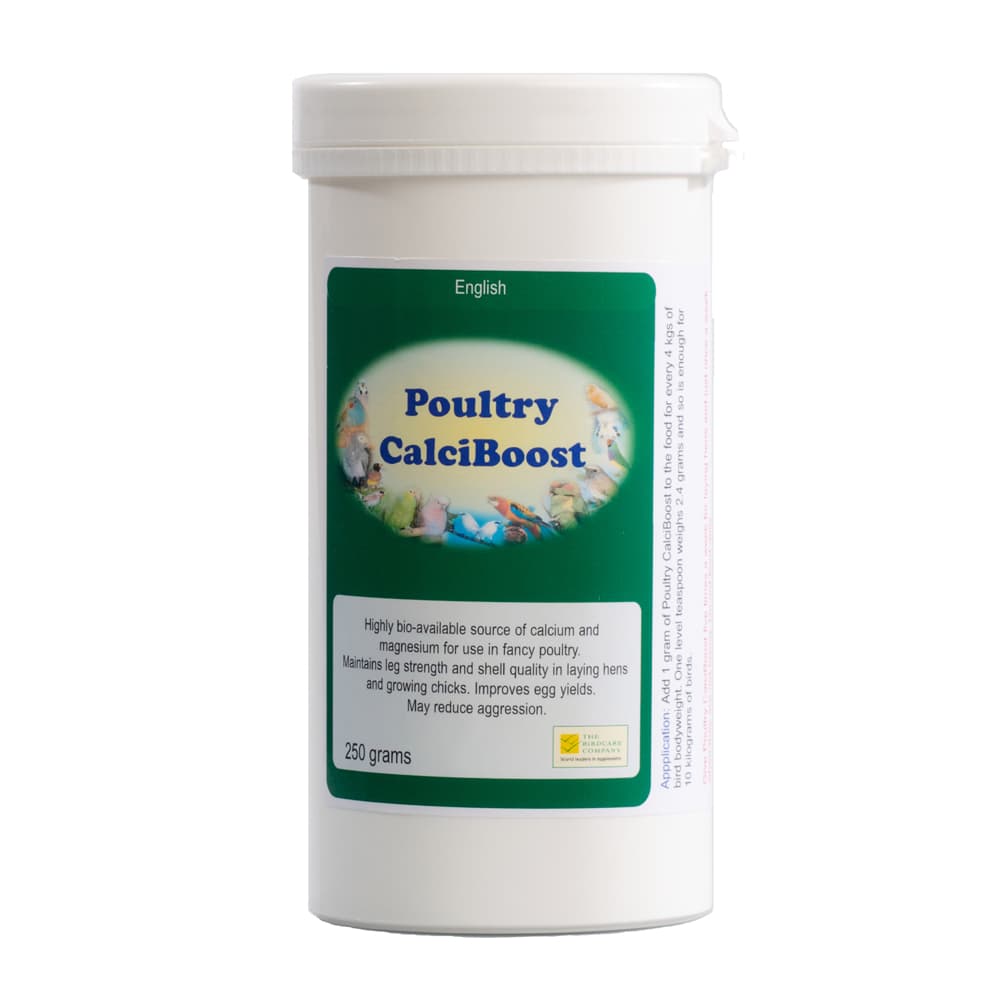Poultry CalciBoost Powder - The Birdcare Company Garden Feathers Bird ...