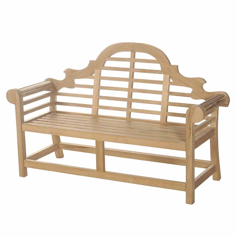 Bramblecrest Wooden Lutyens Style Bench - Seats 2-3