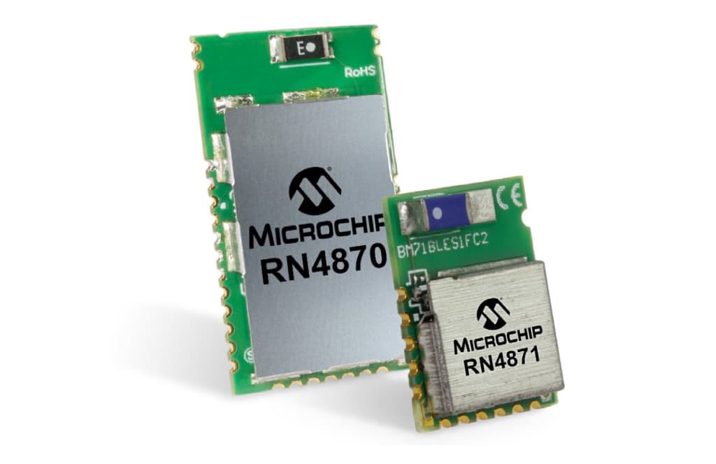 コンパクトで使いやすい Bluetooth Low Energy モジュール RN4870/RN4871 | Microchip ...