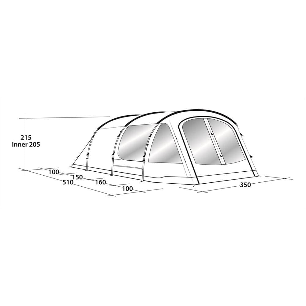 Outwell Nevada 5P Tent 2020 | GetCamping