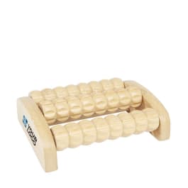 Bamboo foot massager with three rollers | From £8.65