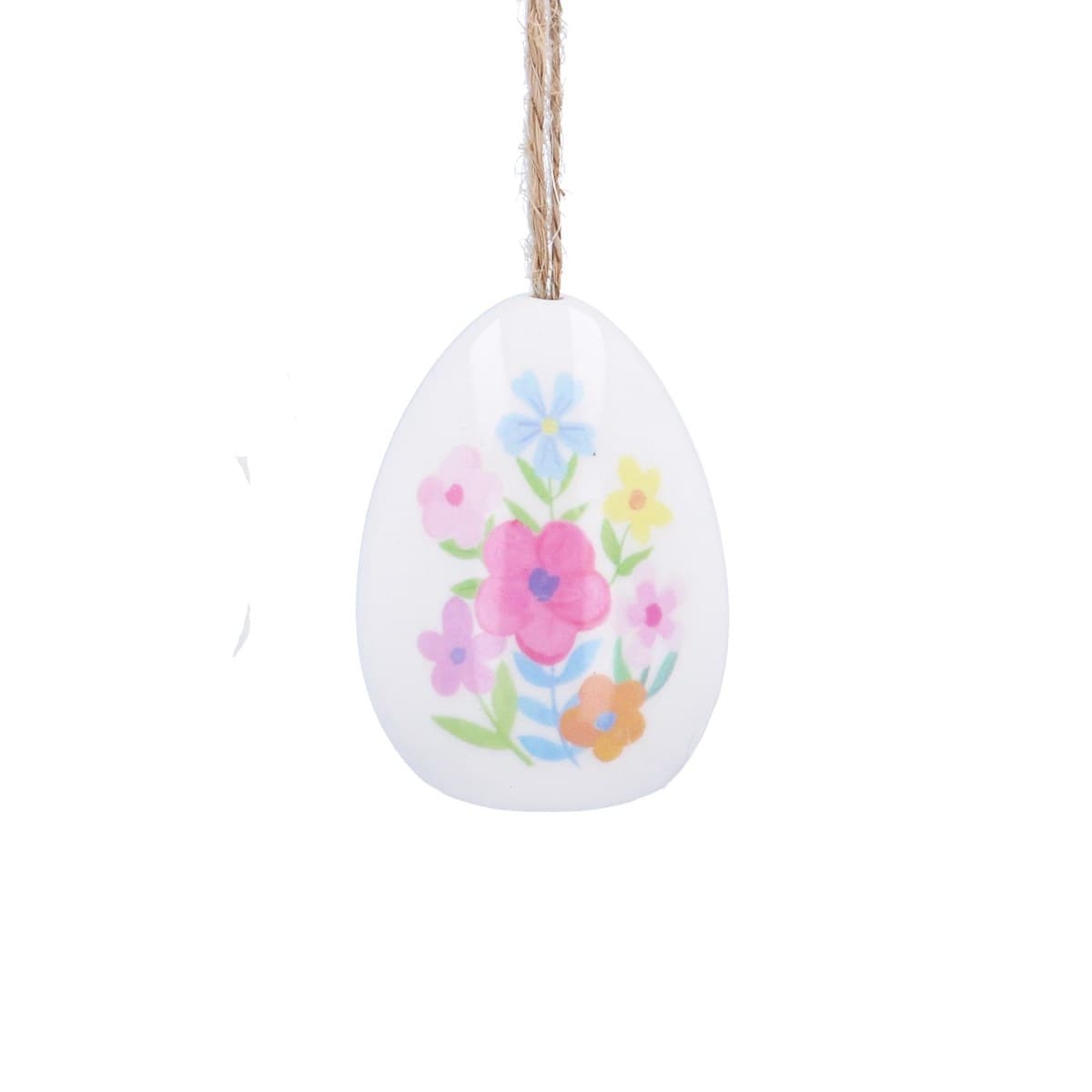 Gisela Graham Ceramic Floral Egg Easter Decoration | Gifts