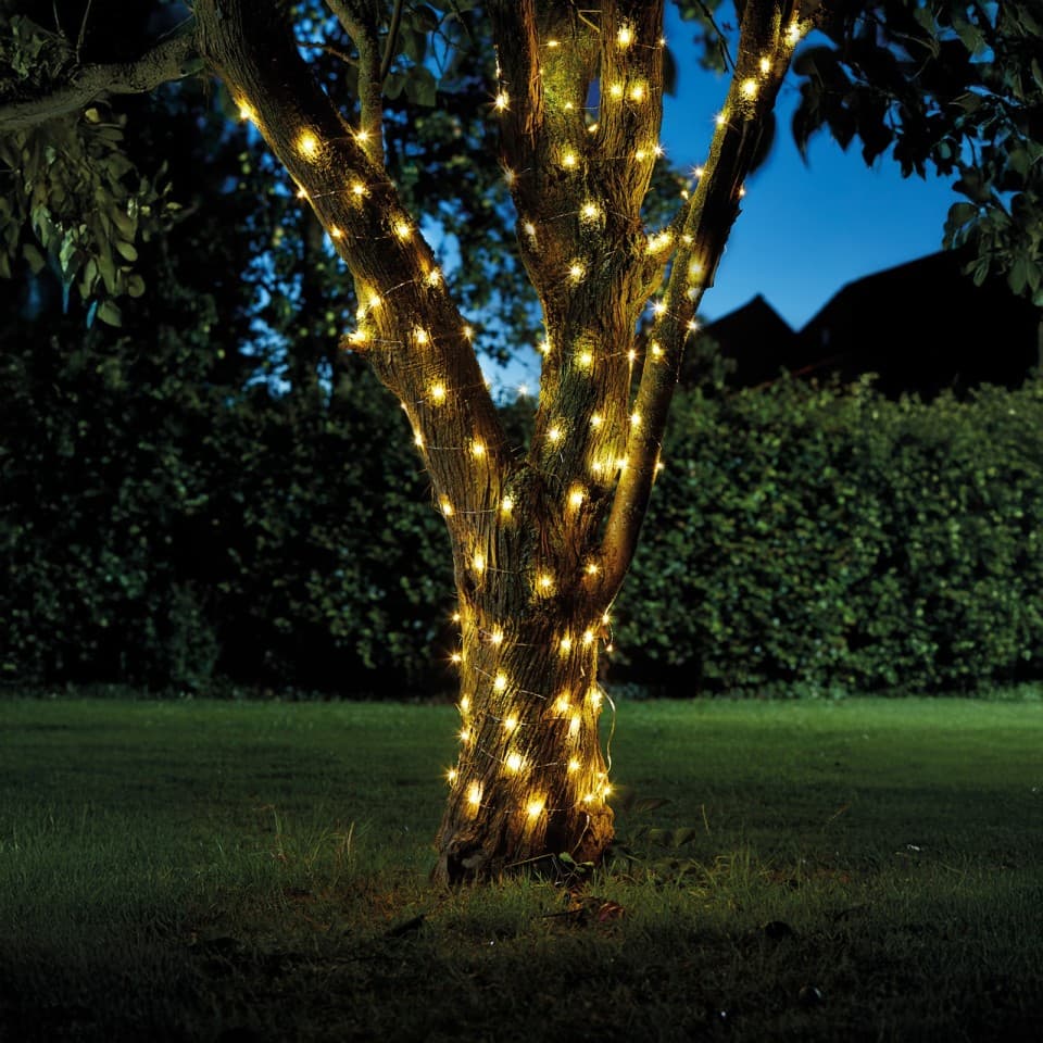 400 Battery LED Firefly String Lights in Warm White - Indoor/Outdoor ...