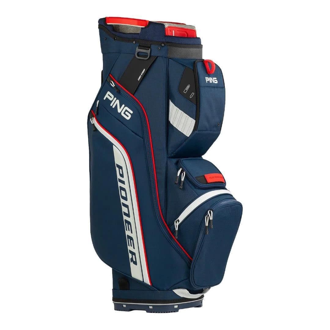 Ping Pioneer 214 cart bag, granatowy | Golf Brothers.pl
