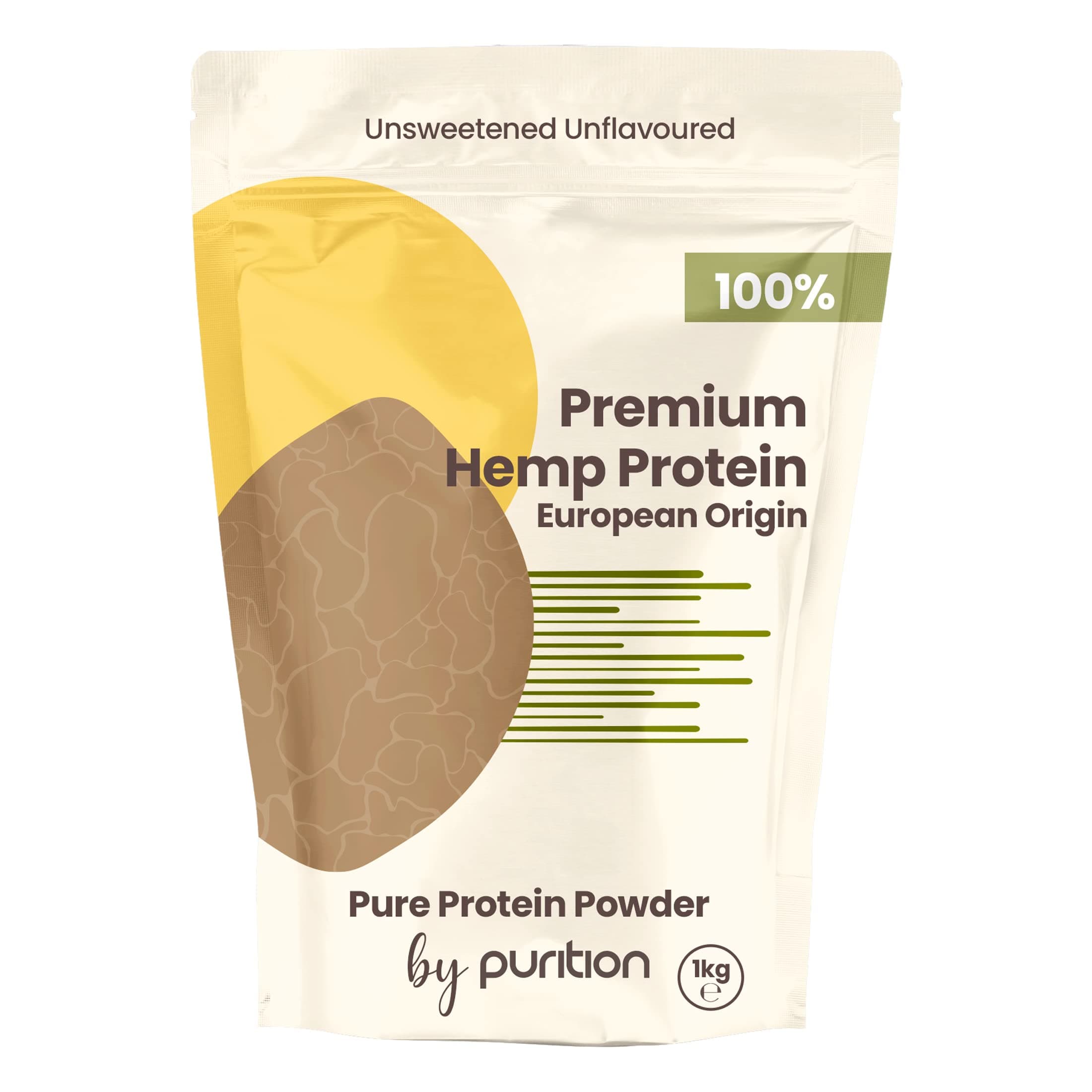 Purition British Hemp Protein Powder - 100% Vegan, Gluten & Dairy Free ...