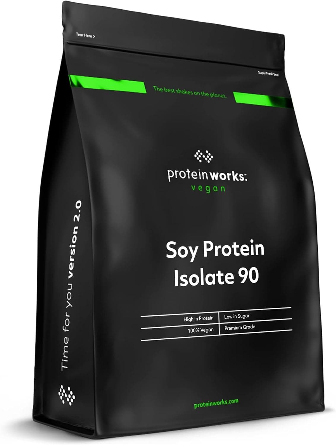 Protein Works Soy Protein 90 (Isolate) Protein Powder | 100% Plant ...