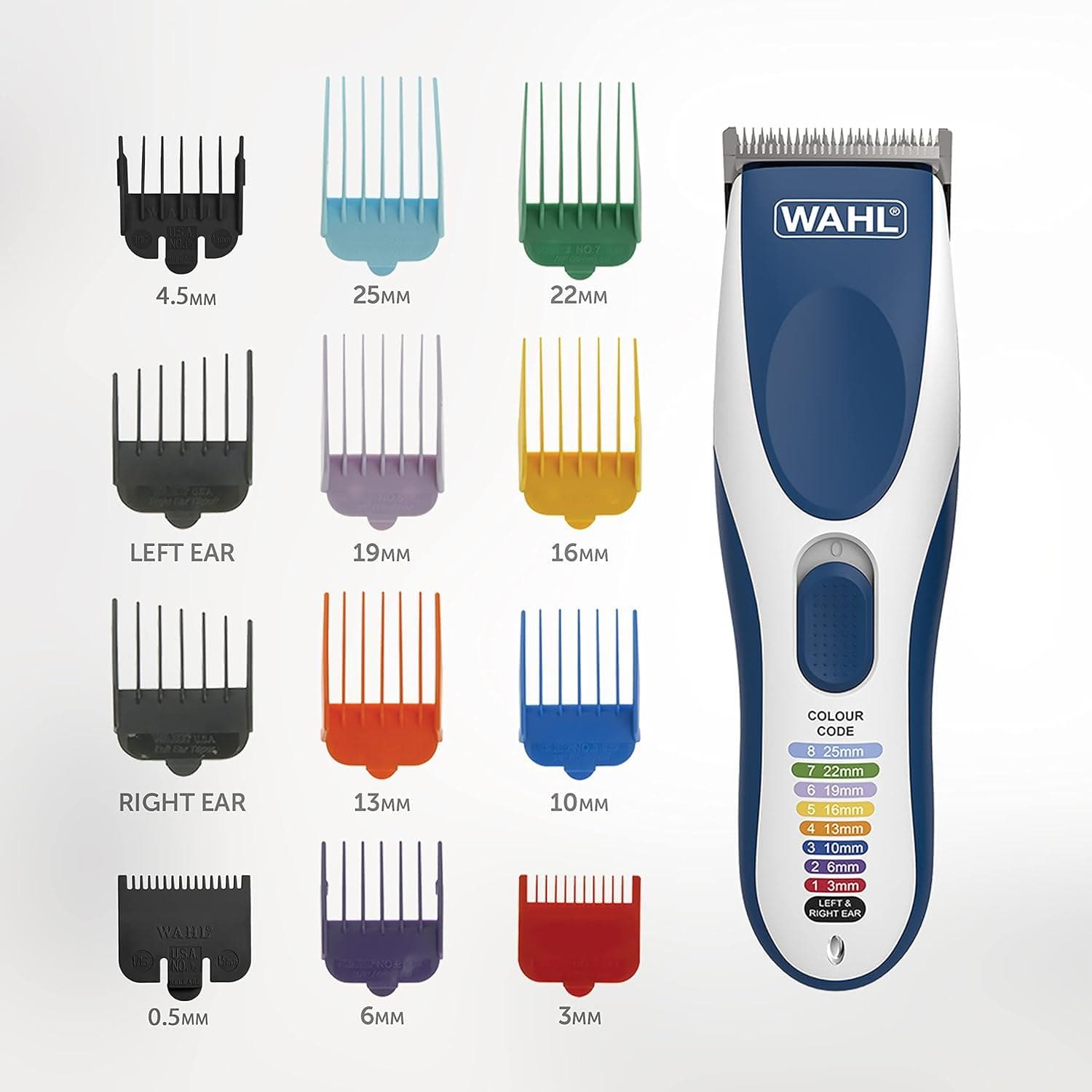 Wahl Colour Pro Cordless Hair Clipper Kit - Men's Hair Clippers for ...