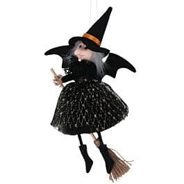 Gisela Graham Halloween Witch Figurine