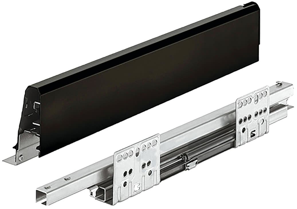 Drawer side runner system, Häfele Matrix Box S, 84mm drawer side height ...