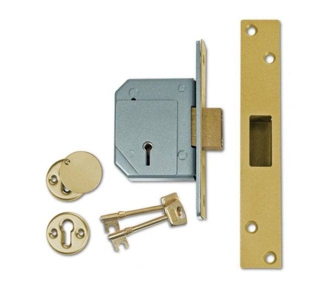 Chubb (now Union) 3G114 BS3621 5-Lever Mortice Deadlocks - Polished ...