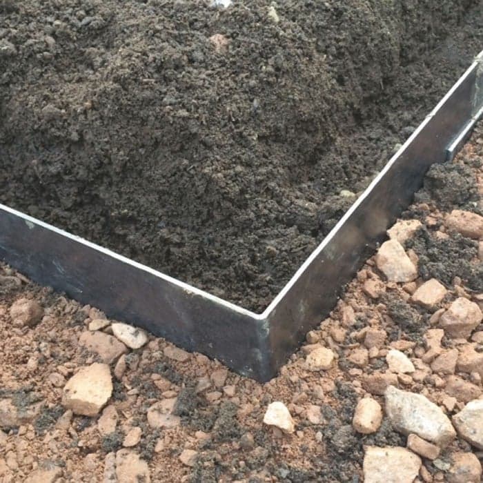 Metal Landscape Edging Detail