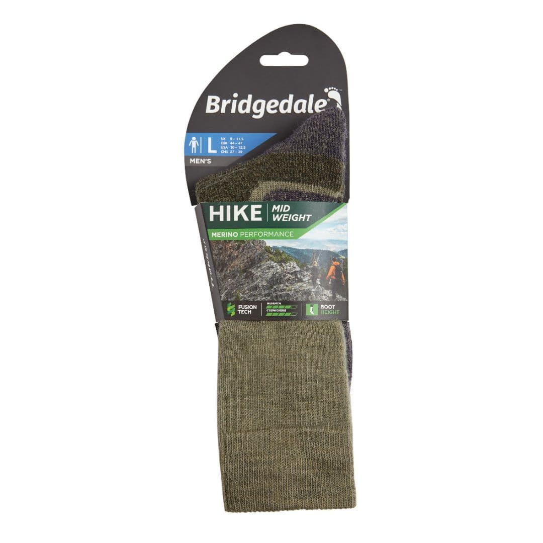 Bridgedale Hike Midweight Merino Socks – Mens - We’re Harry Travis ...