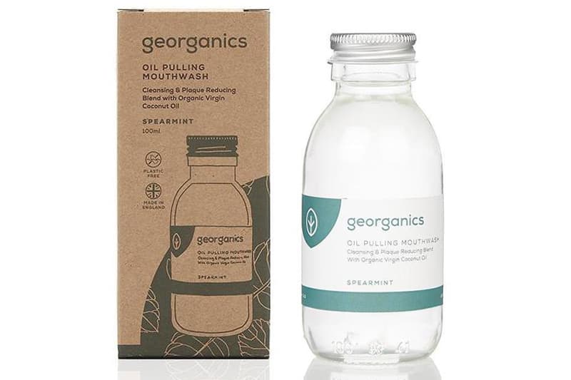 Spearmint Oil Pulling Mouthwash 100ml (Georganics) | Healthy Supplies