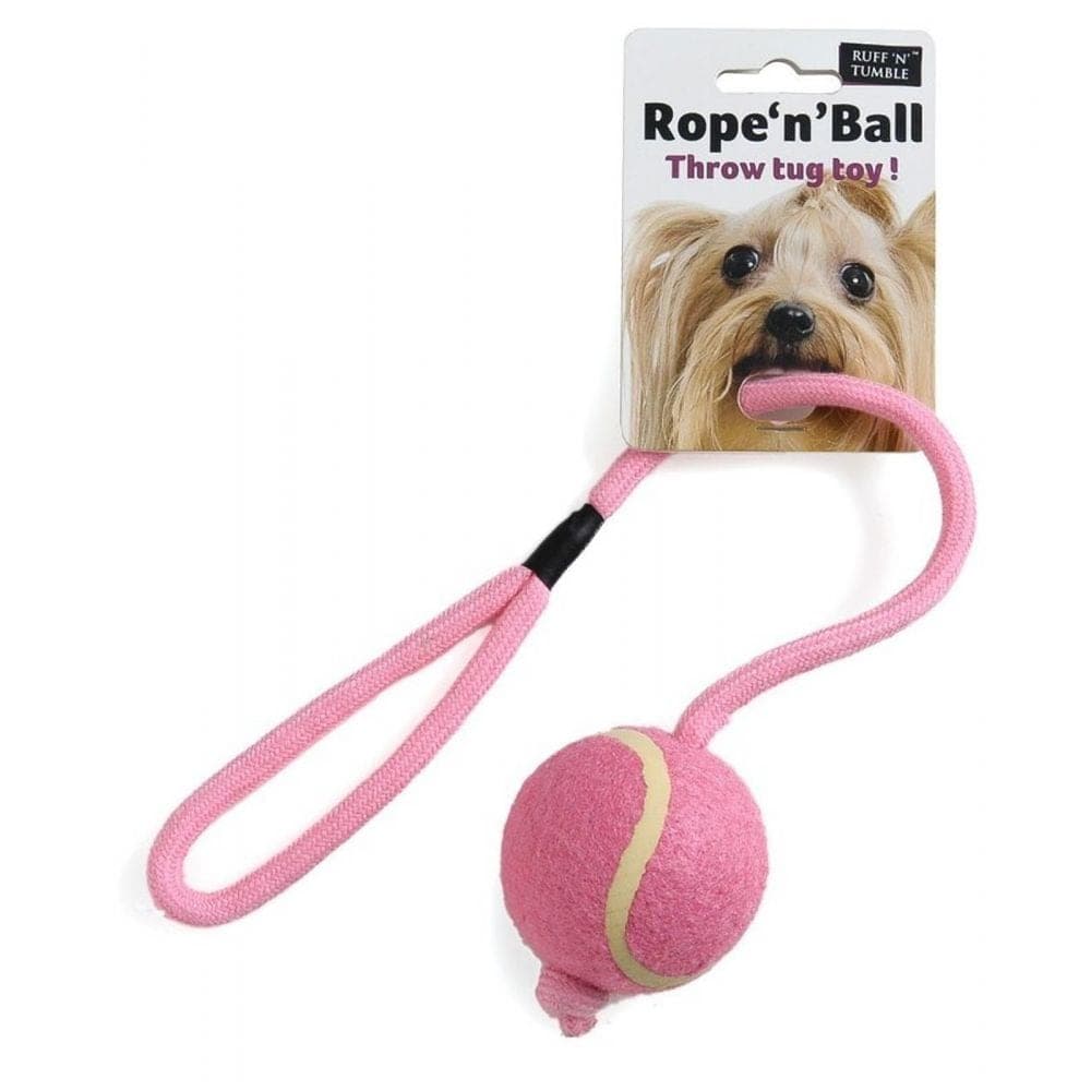 Buy Ruff 'N' Tumble Rope 'N' Ball Throw Tug Toy | S…