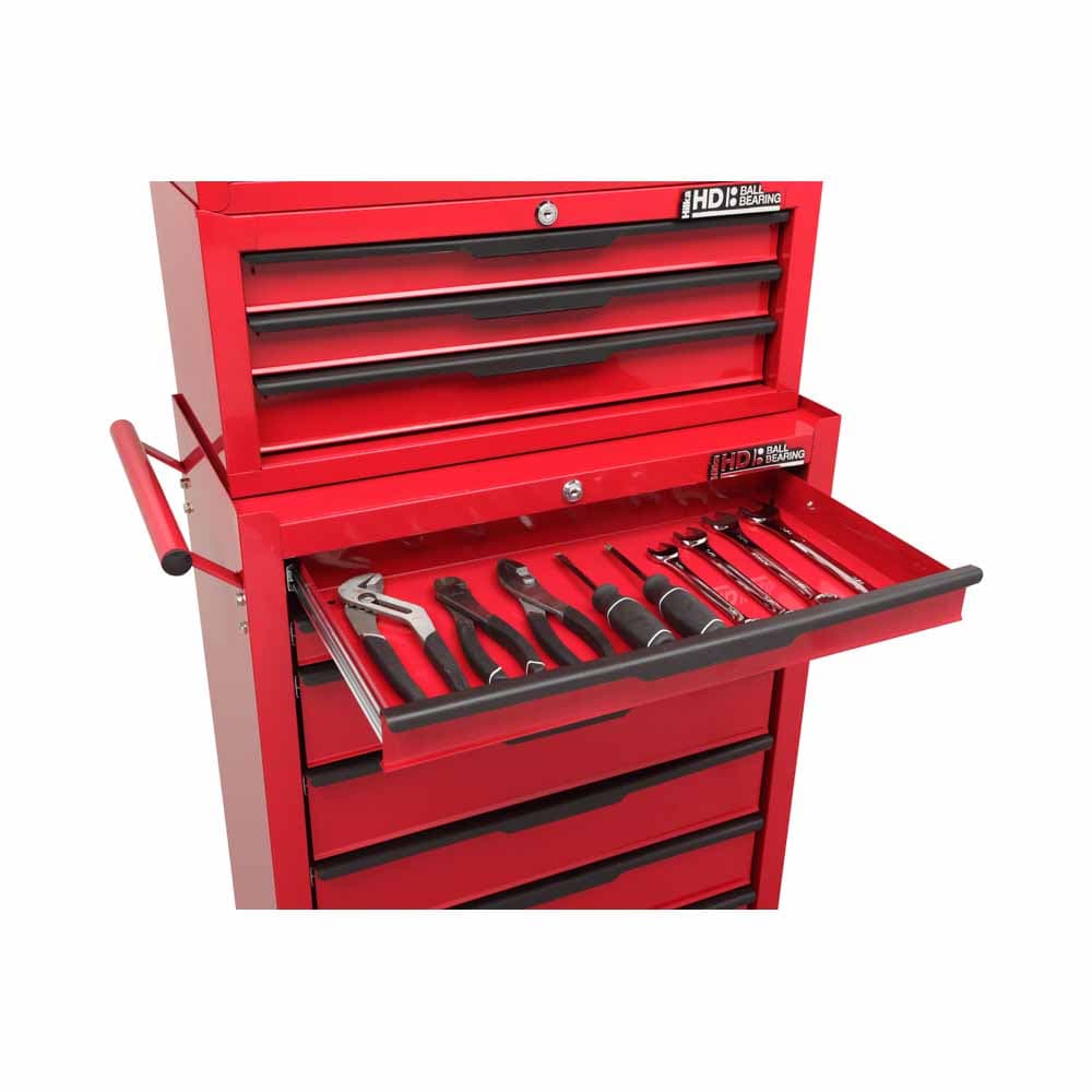 Hilka HD 19 Drawer BBS Tool Chest and Cabinet Set | Homebase